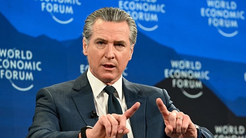 Gavin Newsom, guvernör i den amerikanska delstaten Kalifornien. Foto: Fabrice Coffrini/AFP via Getty Images