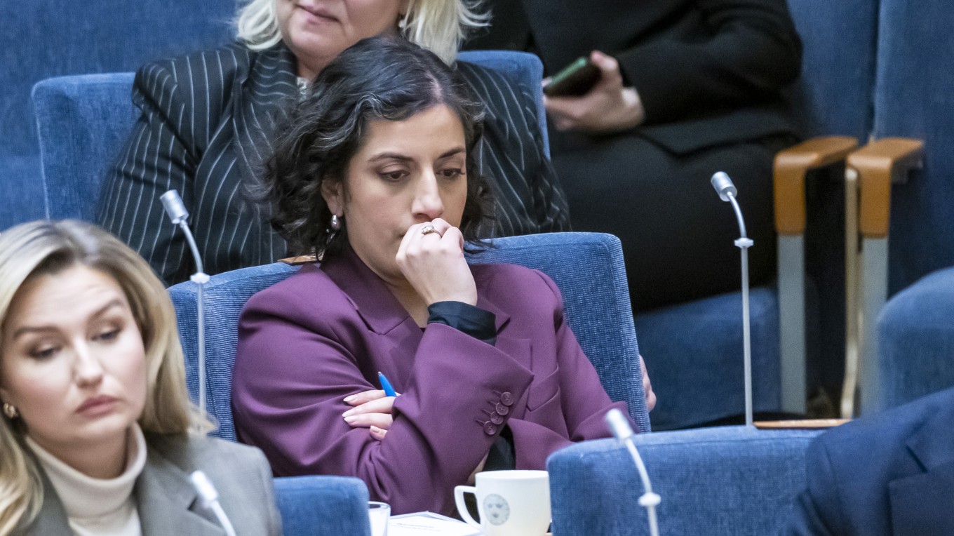 L-ledaren Simona Mohamsson. Foto: Pelle Nilsson/Swedish Press Agency