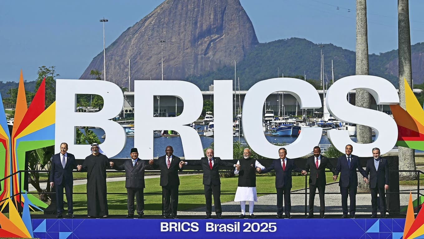 Ordförandeskapet i Brics roterar. År 2025 var det Brasiliens tur. Toppmötet hölls i Rio. Foto: Pablo Porciuncula/AFP/Getty Images