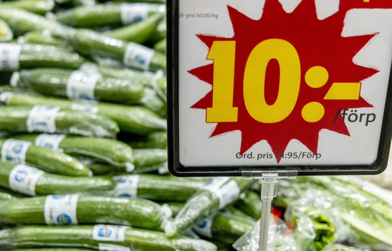 Färska siffror från SCB bekräftar lägre inflation. Arkivbild Foto: Adam Ihse/TT