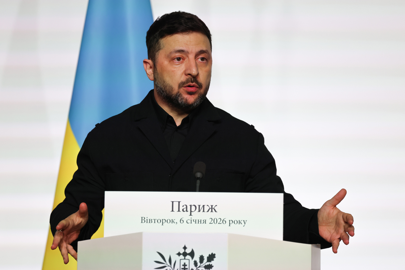 Ukrainas president Volodymyr Zelenskyj utropar nödläge i energisektorn. Arkivbild. Foto: Ludovic Marin/AP/TT