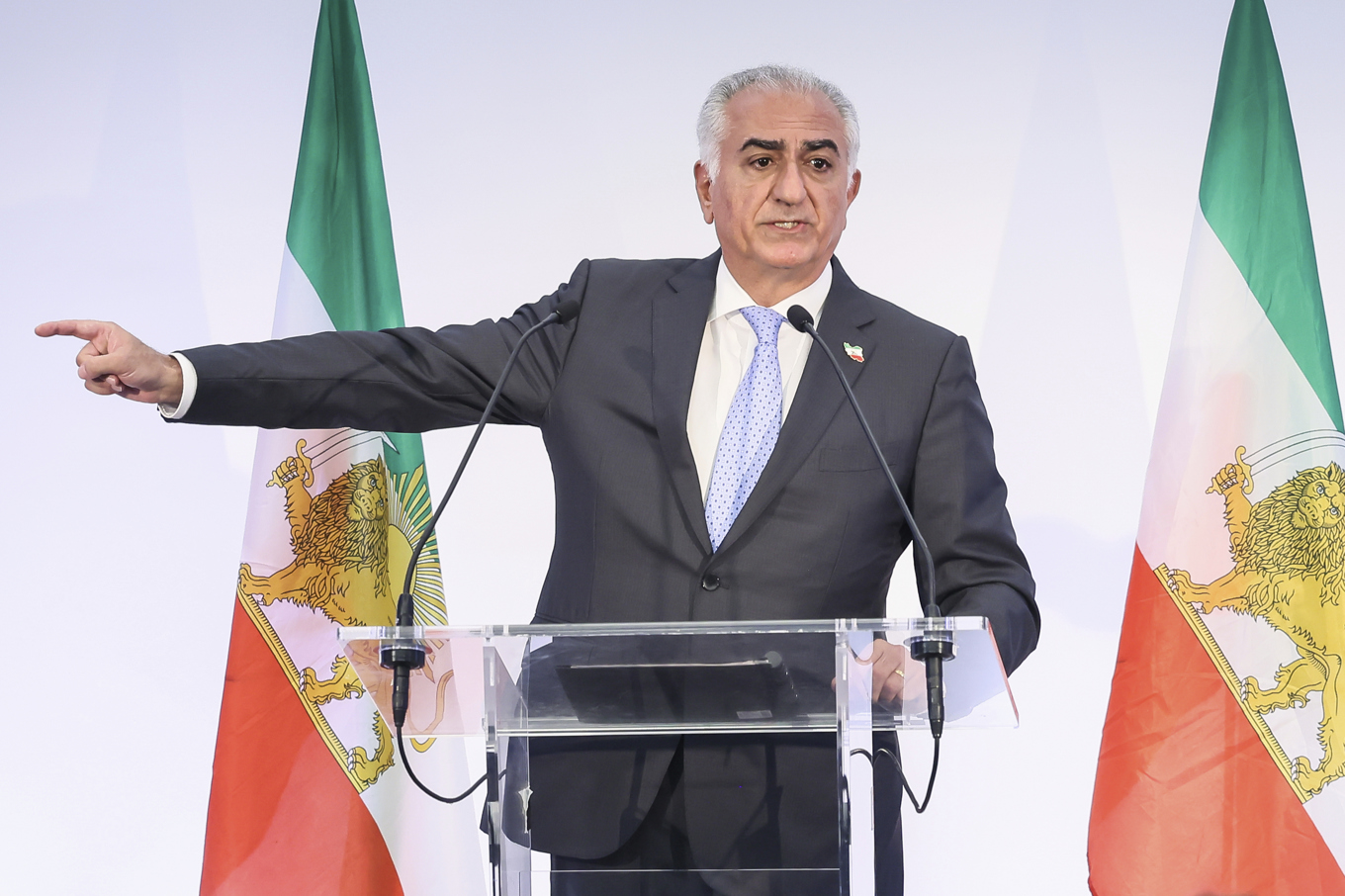 Reza Pahlavi, son till Irans sista shah. Arkivbild. Foto: Thomas Padilla(AP/TT