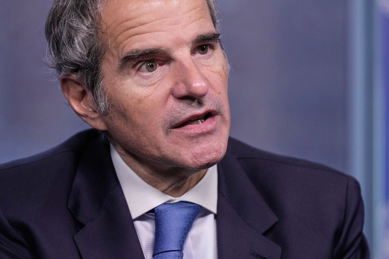 IAEA:s generaldirektör Rafael Grossi. Arkivbild. Foto: Richard Drew/AP/TT