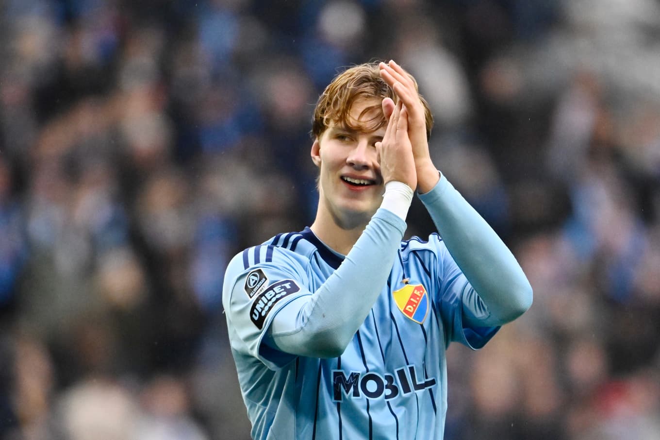 Djurgården säljer August Priske till Birmingham. Arkivbild. Foto: Christine Olsson/TT