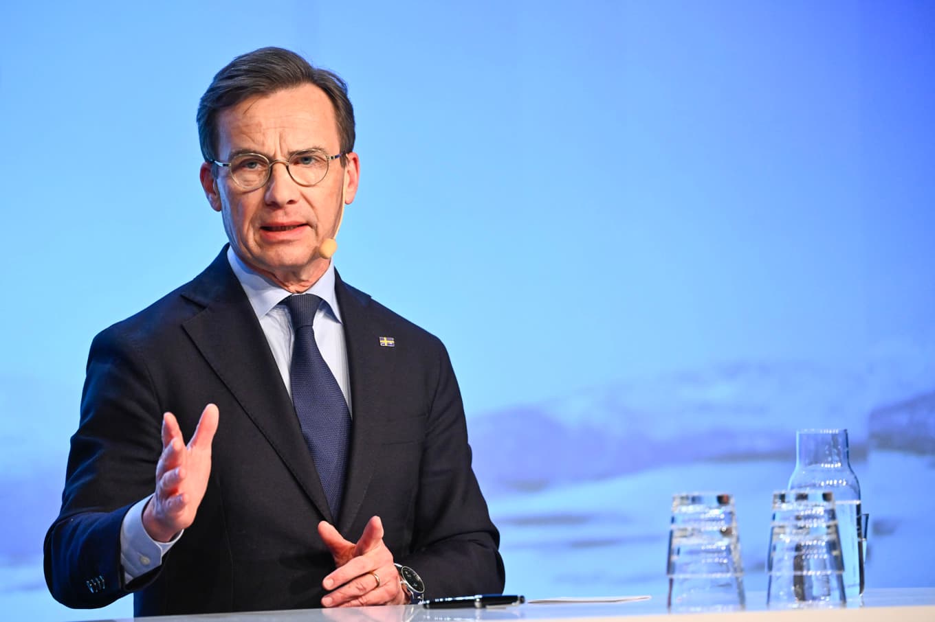 Statsminister Ulf Kristersson (M). Arkivbild. Foto: Henrik Montgomery/TT