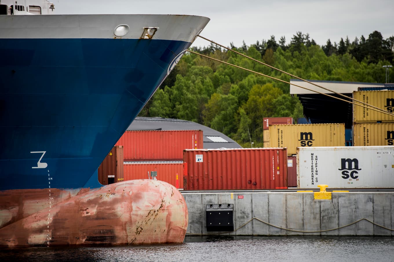 Det finns exempel på fartyg som vid inspektion haft över 40 brister. Arkivbild. Foto: Nora Lorek/TT