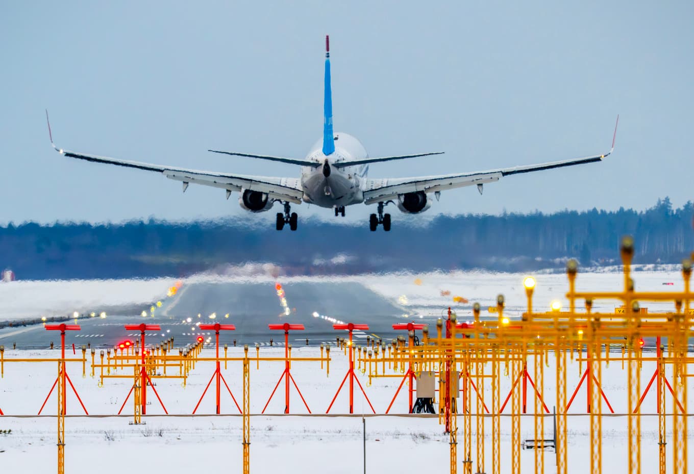 Ett flygplan landar på Arlanda. Arkivbild. Foto: Jonas Ekströmer/TT