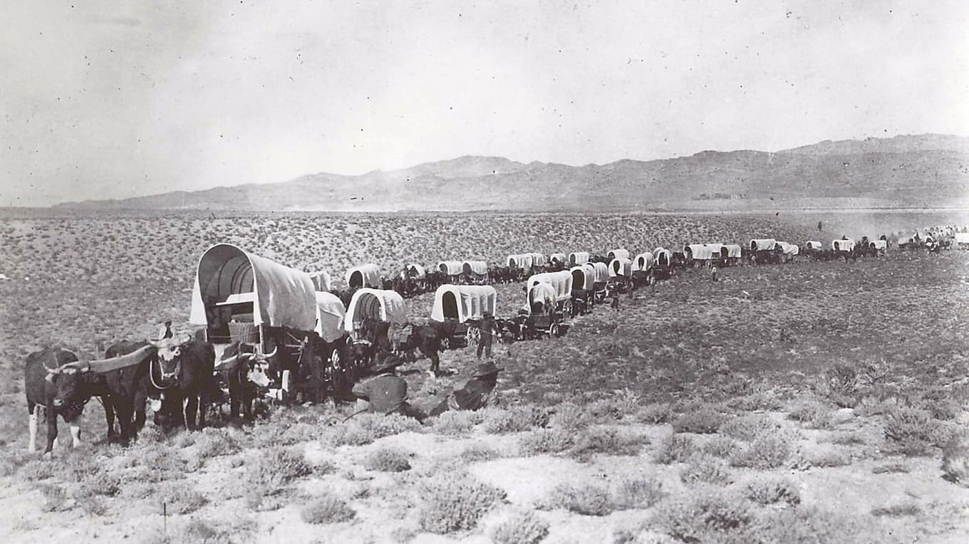 USA:s ”Vilda västern”-epok formade den amerikanska kulturen på många sätt som fortfarande direkt avgör hur amerikaner tycker och tänker. Ett av dem är att många fortfarande instinktivt ogillar politiker och order uppifrån. Foto: Okänd