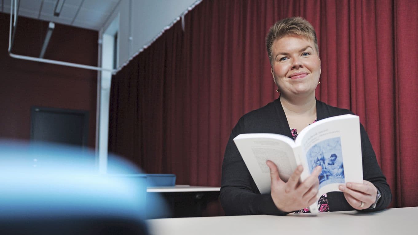 Erika Boije disputerade nyligen med sin avhandling ”En ny luthersk nation: Ideal och motbilder i ’Fältskärns berättelser’ av Zacharias Topelius”. Foto: Tobias Sterner/Uppsala universitet