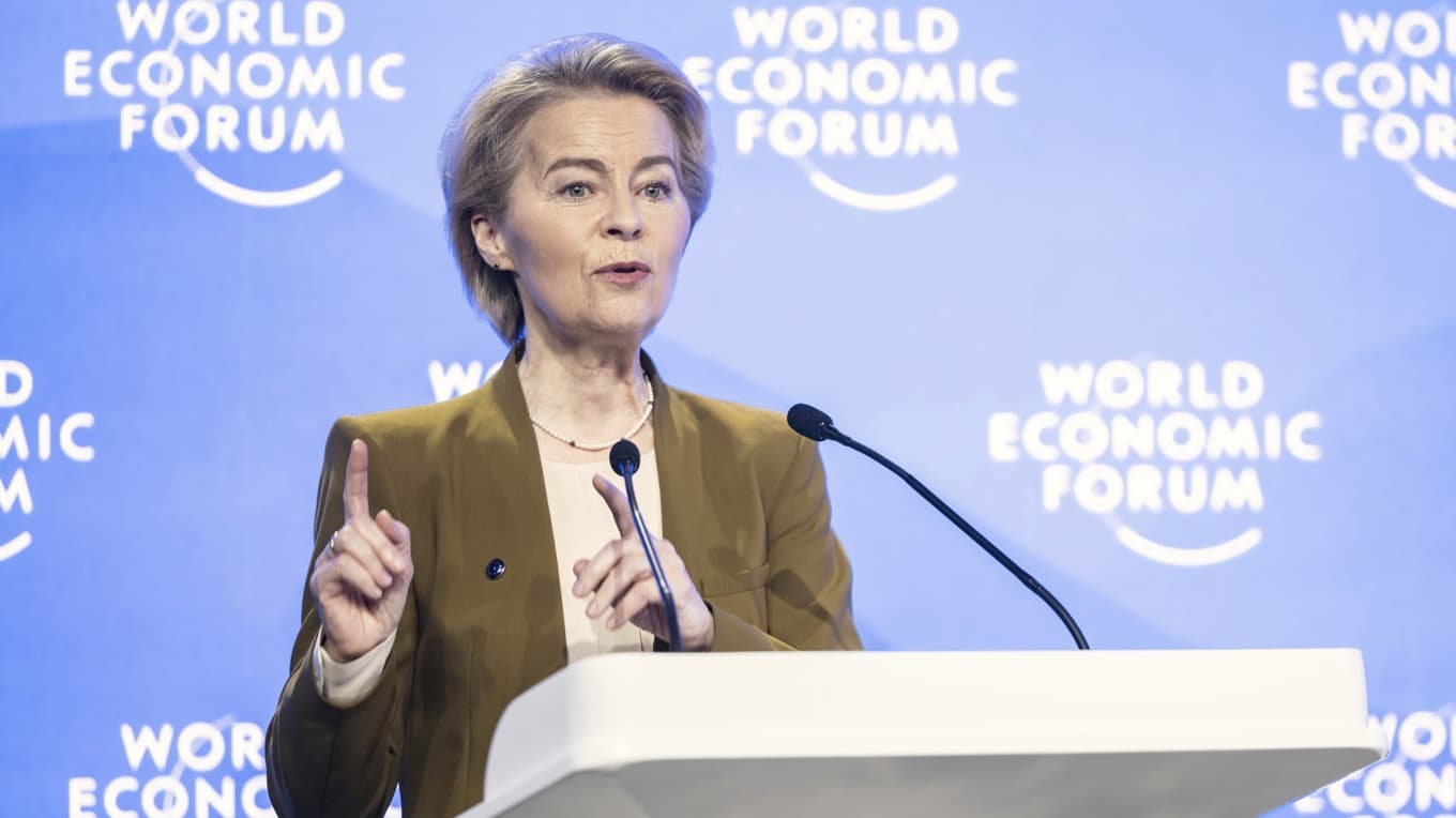 World Economic Forum tror att det till 2030 kan skapas 170 miljoner nya jobb tack vare AI. Foto: Michael Buholzer/AP/TT