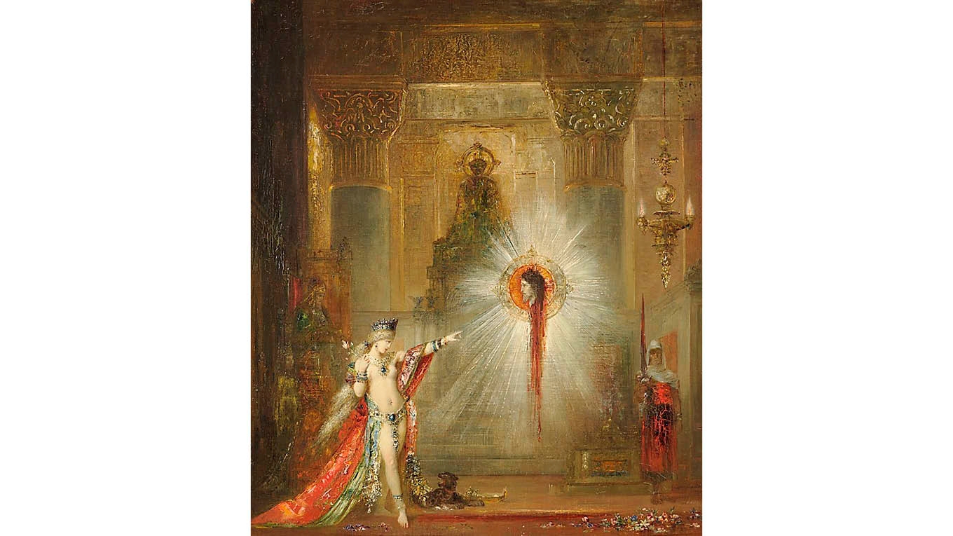 ”Uppenbarelsen” (1876), Musée National Gustave Moreau. Foto: Fogg Museum/Wikimedia Commons
