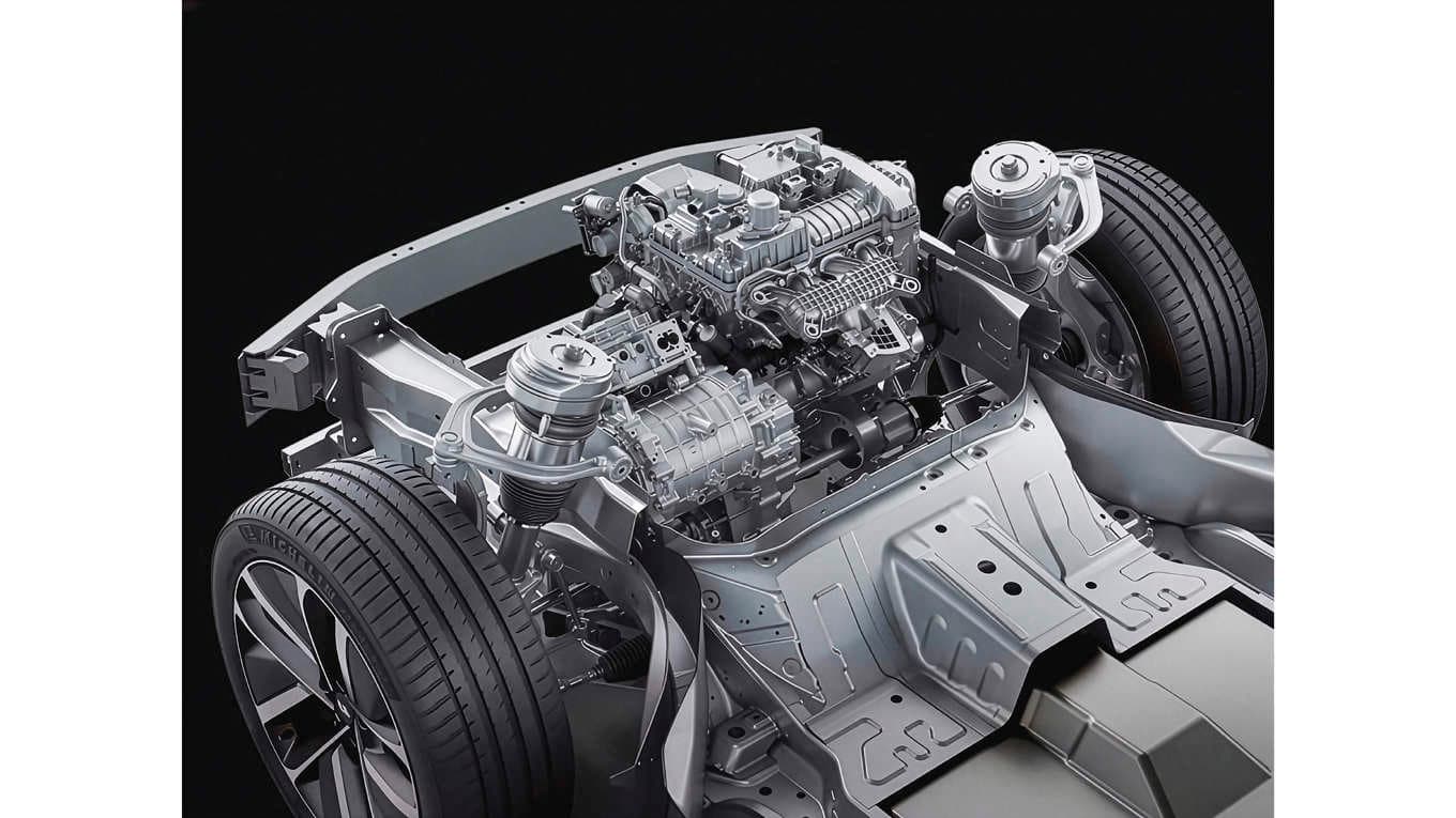 Räckviddsförlängaren laddar batteriet under körning – den driver inte hjulen.  Foto: CNP