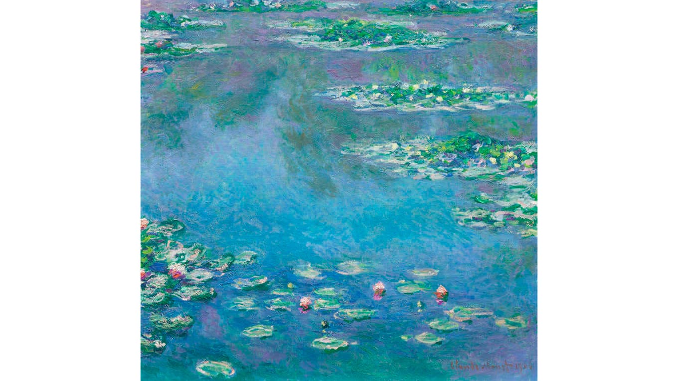 Upprepning och variation i Claude Monets ”Näckrosor” från 1906.
Foto: Art Institute of Chicago