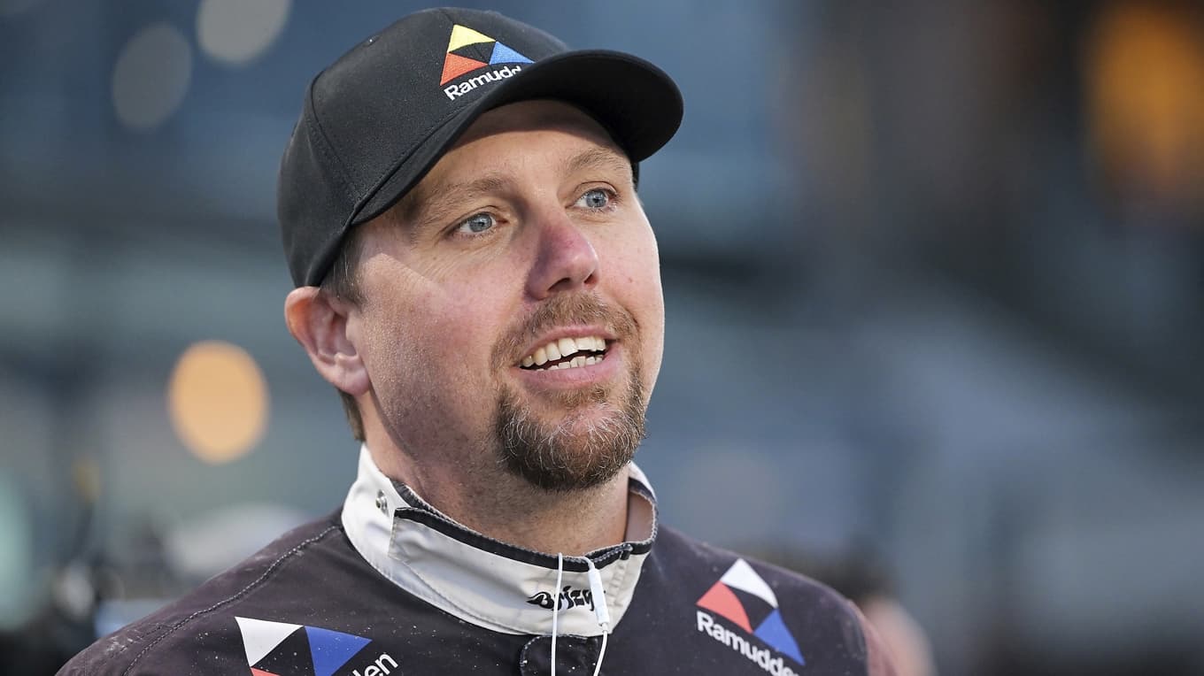 Den ledande tränaren Daniel Redén har vunnit det mesta som går att vinna i Sverige, som Elitloppet 2021 med Don Fanucci Zet. Men Prix d’Amérique gäckar. Foto: Lars Jakobsson/TR Bild