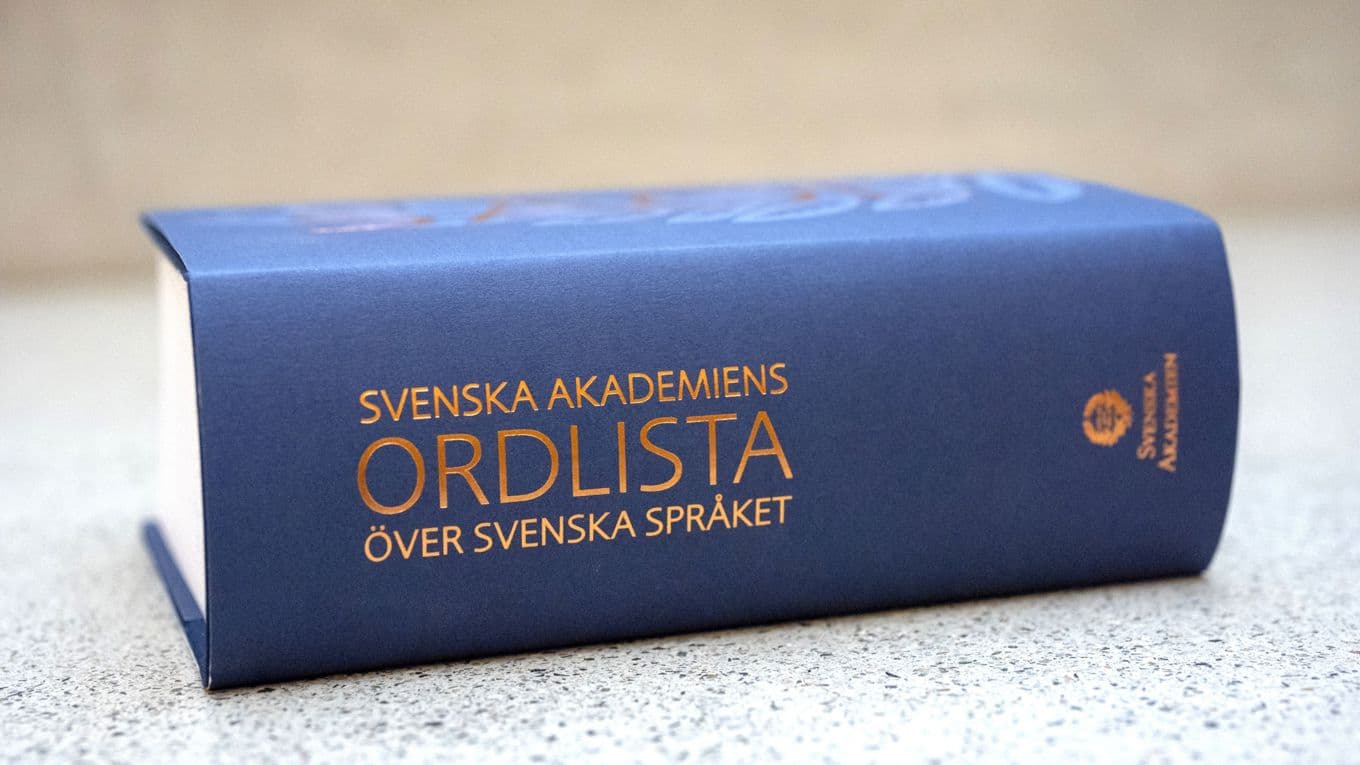 Den nya upplagan, SAOL 15, finns både i bokform och gratis i digital form. Foto: Björn Larsson Rosvall/TT