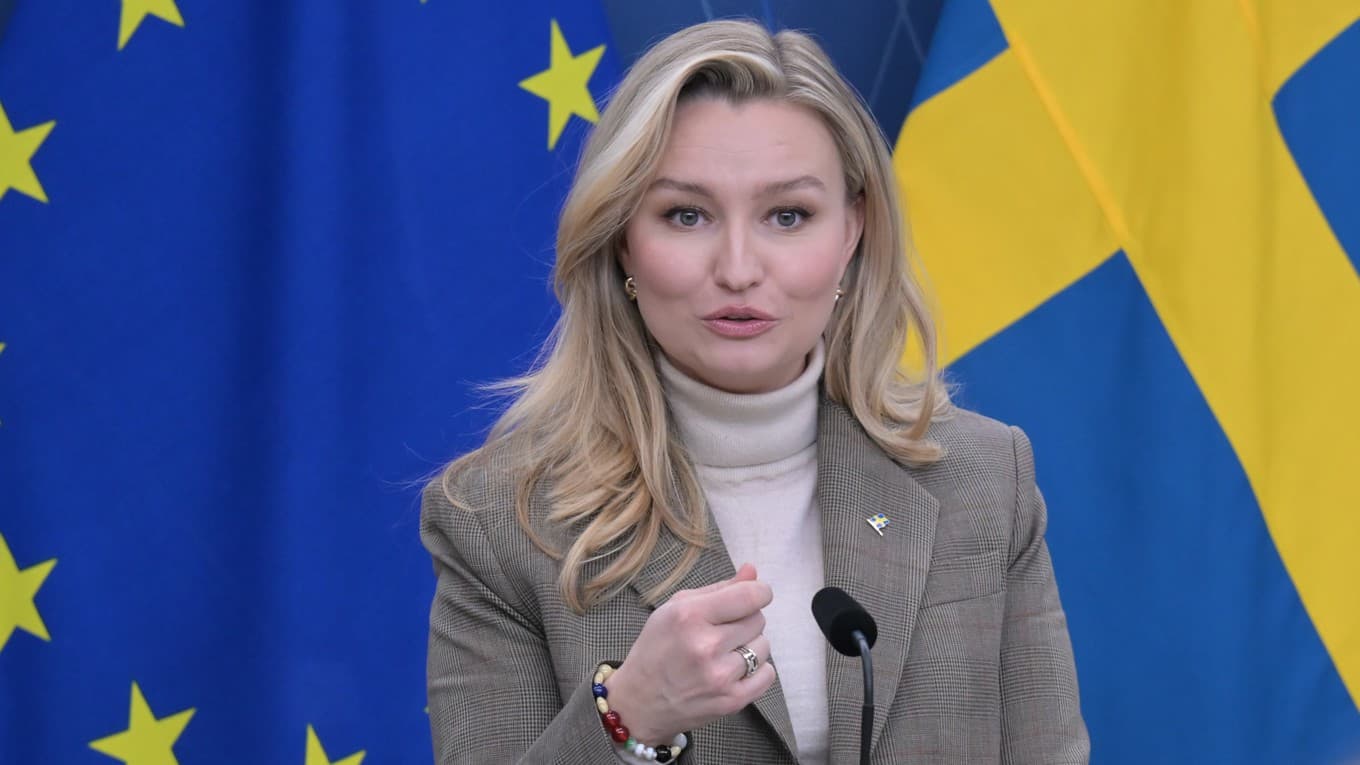 KD-ledaren Ebba Busch. Foto: Roger Sahlström