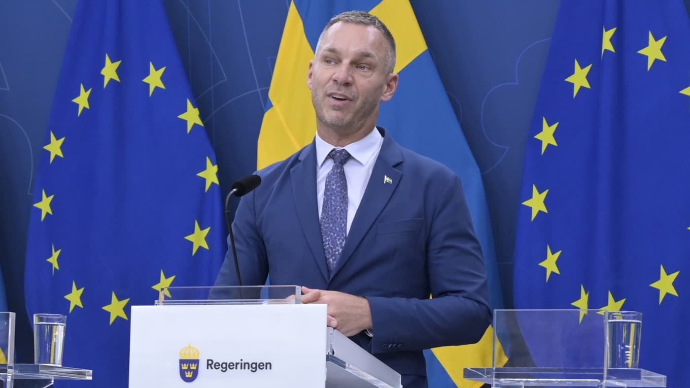 Civilminister Erik Slottner (KD). Foto: Roger Sahlström