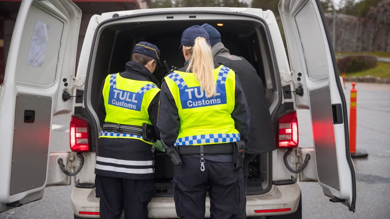 Tullverket konstaterar att den organiserade brottsligheten är systemhotande och därför behöver man extra resurser framöver. Foto: Mette Ottosson/Tullverket