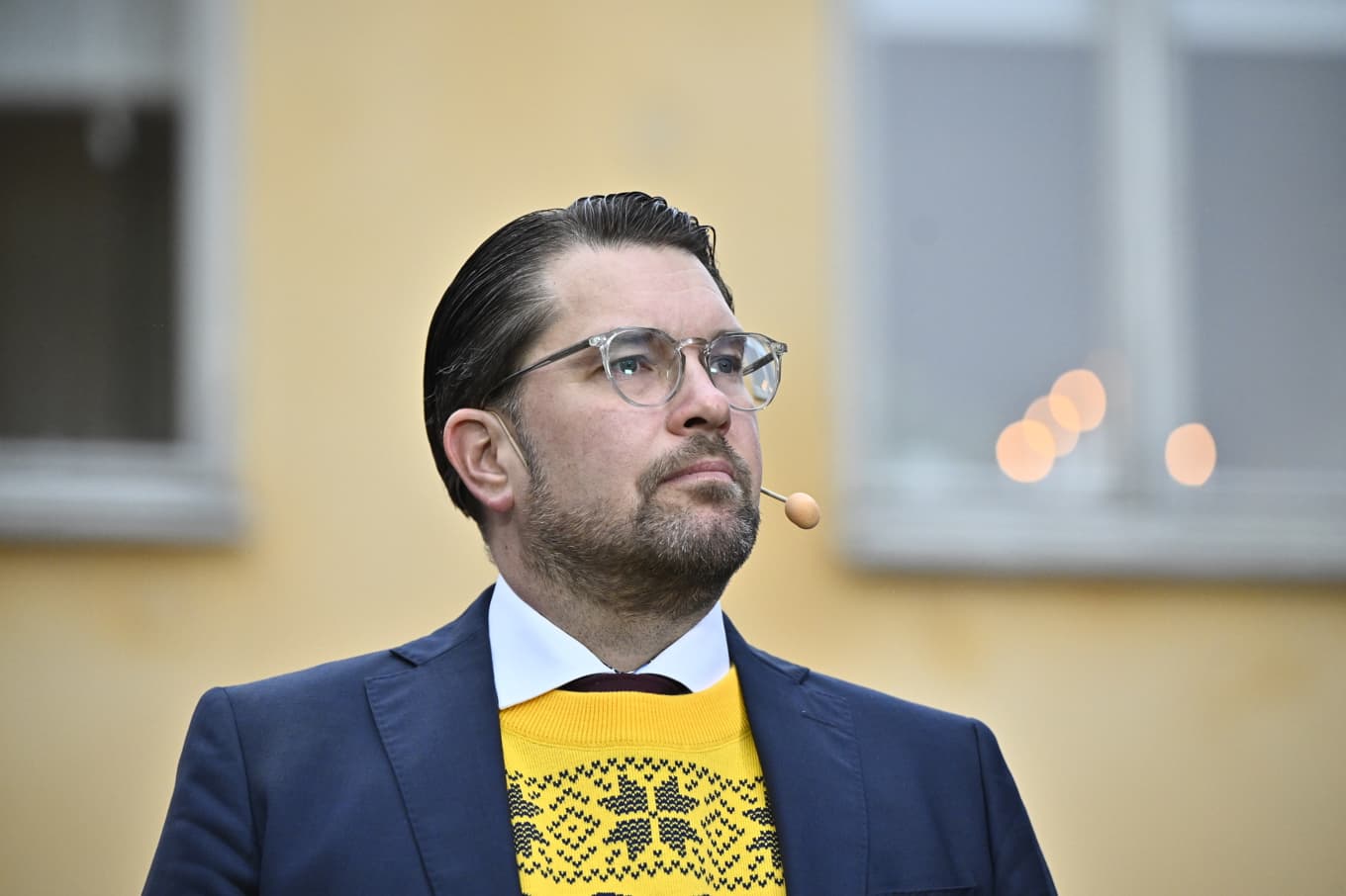 SD-ledaren Jimmie Åkesson går nu ut till stöd för pedofiljägarsajten Dumpens ansvarige utgivare. Arkivbild Foto: Christine Olsson/TT
