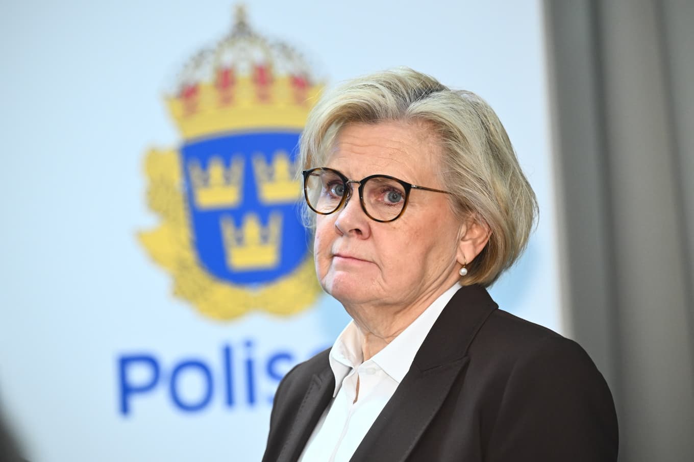 Rikspolischef Petra Lundh. Arkivbild. Foto: Claudio Bresciani/TT