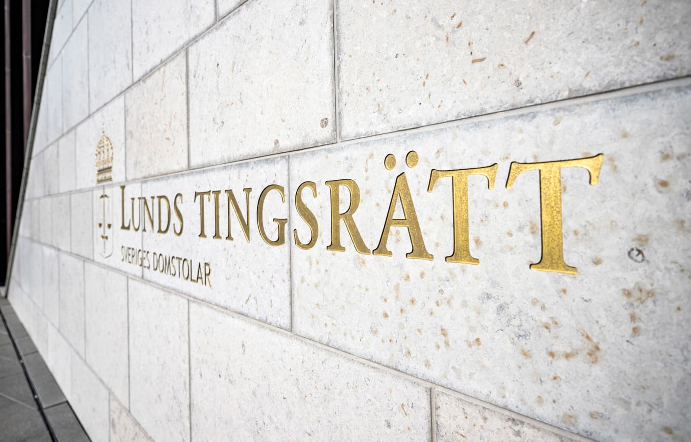 Lunds tingsrätt dömer en 92-årig, demenssjuk man för mord. Arkivbild. Foto: Johan Nilsson/TT