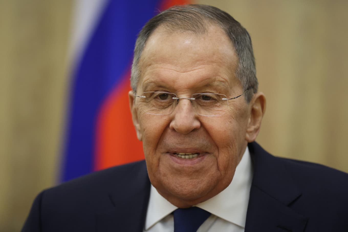 Rysslands utrikesminister Sergej Lavrov i Moskva i måndags. Foto: Ramil Sitdikov/AP/TT