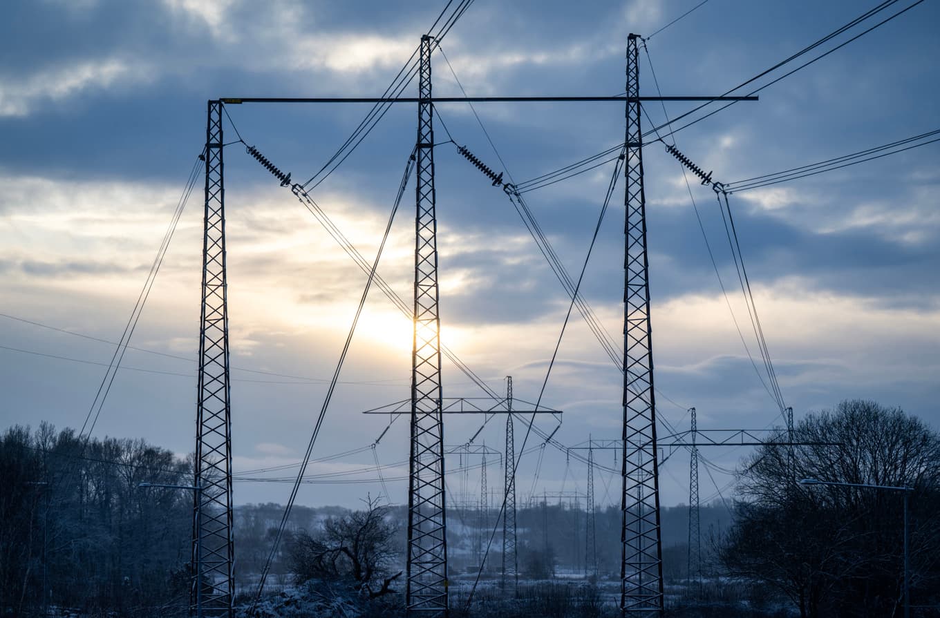 Elförbrukningen rusar i kylan. Arkivbild. Foto: Johan Nilsson/TT