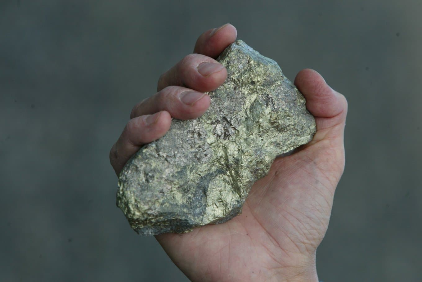 En bit kopparmalm. Arkivbild. Foto: Patrick Trägårdh/TT