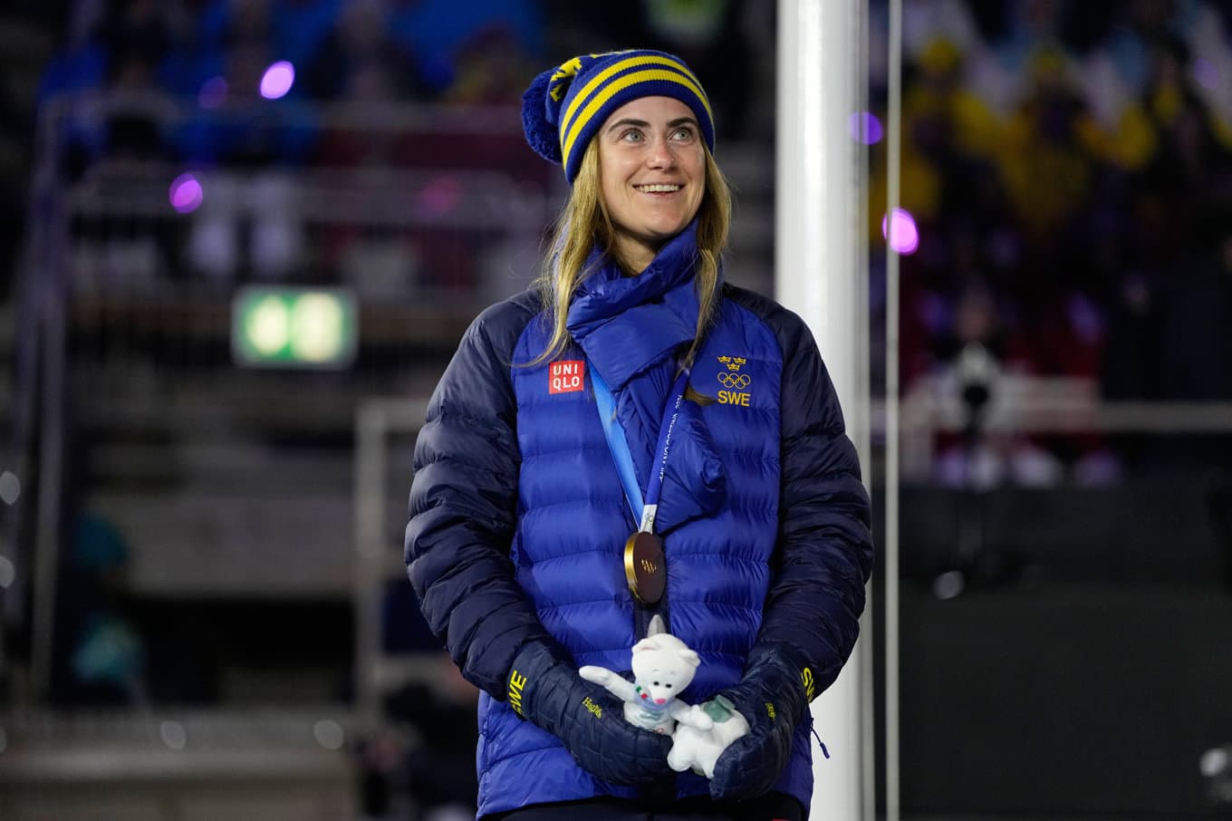 Olympiska mästaren Ebba Andersson. Foto: Natacha Pisarenko/AP/TT