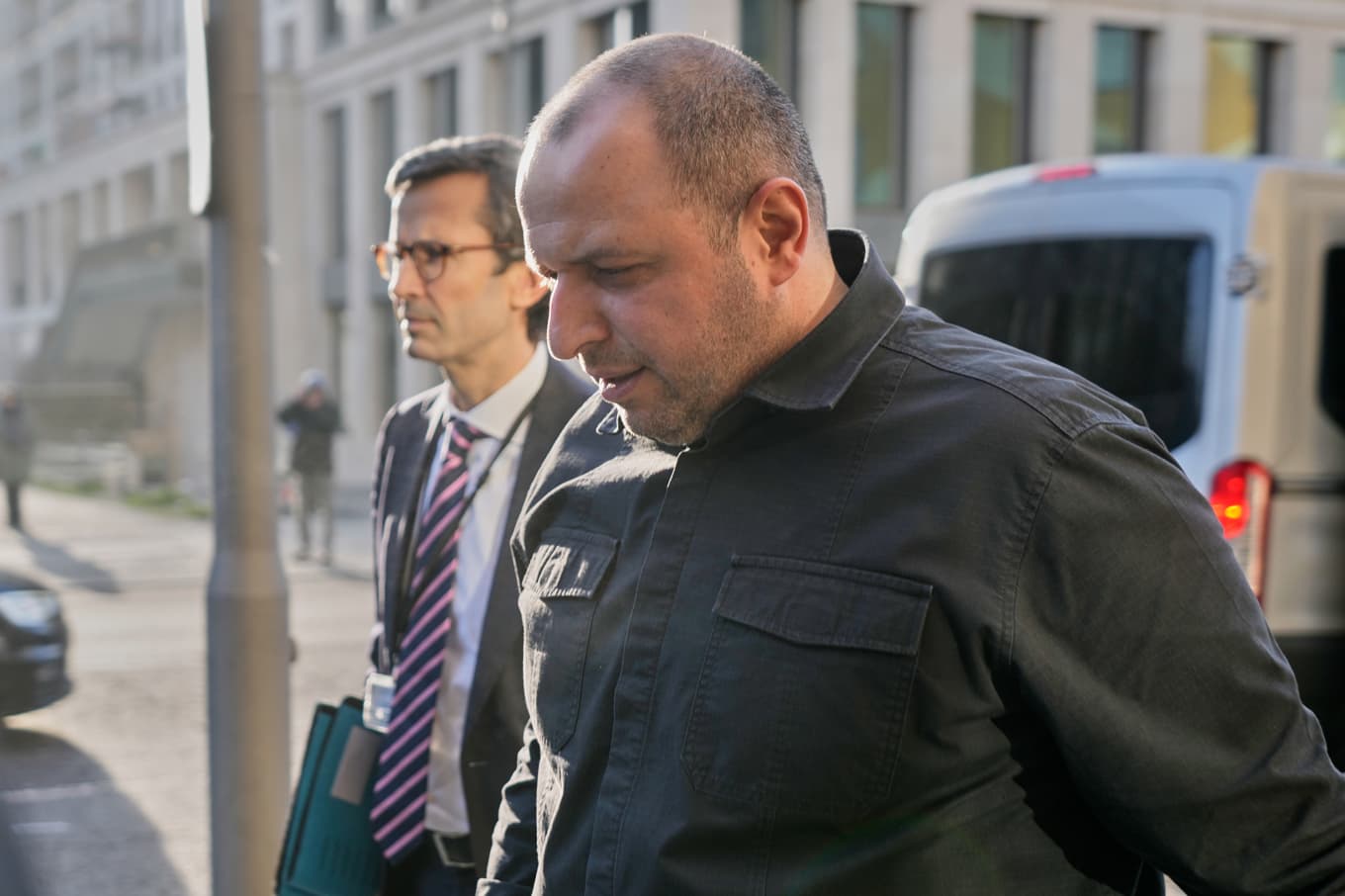 Rustem Umjerov, ordförande för Ukrainas nationella säkerhets- och försvarsråd och tidigare försvarsminister, leder den ukrainska delegationen i Schweiz. Arkivbild. Foto: Markus Schreiber/AP/TT