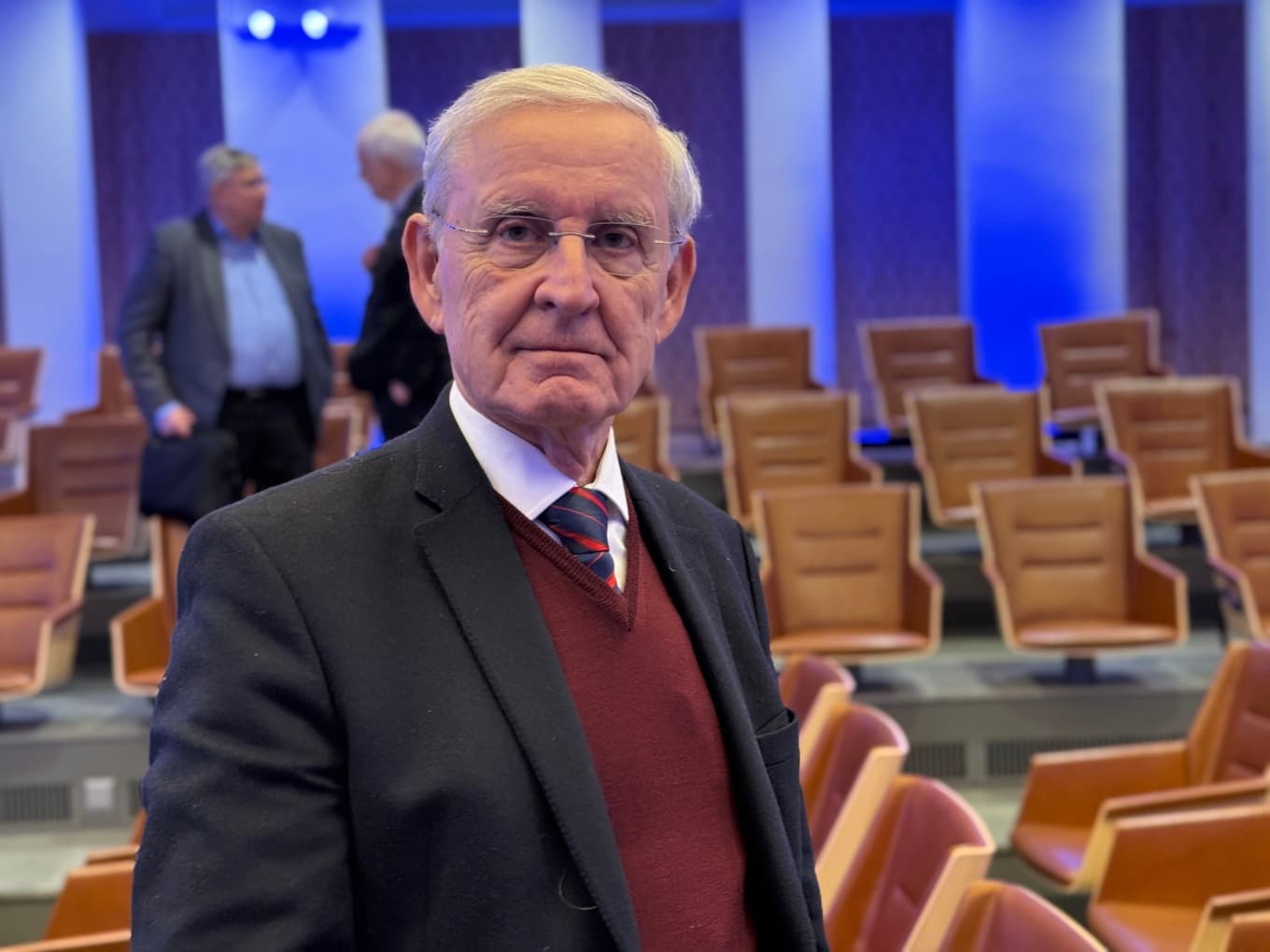 Generalmajor Karlis Neretnieks är en av författarna bakom Kungl. Krigsvetenskapsakademiens nya rapport. Han betonar vikten av en snabbare ökning av vår och EU:s militära förmåga. Foto: Staffan Erfors