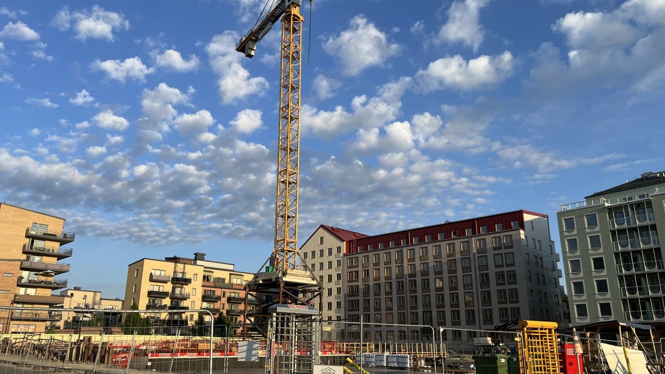 Enligt Byggföretagen börjar det ljusna något för byggbranschen. Foto: Sofia Drevemo