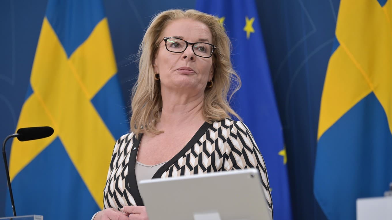 Lotta Edholm (L), gymnasie-, högskole- och forskningsminister. Foto: Roger Sahlström