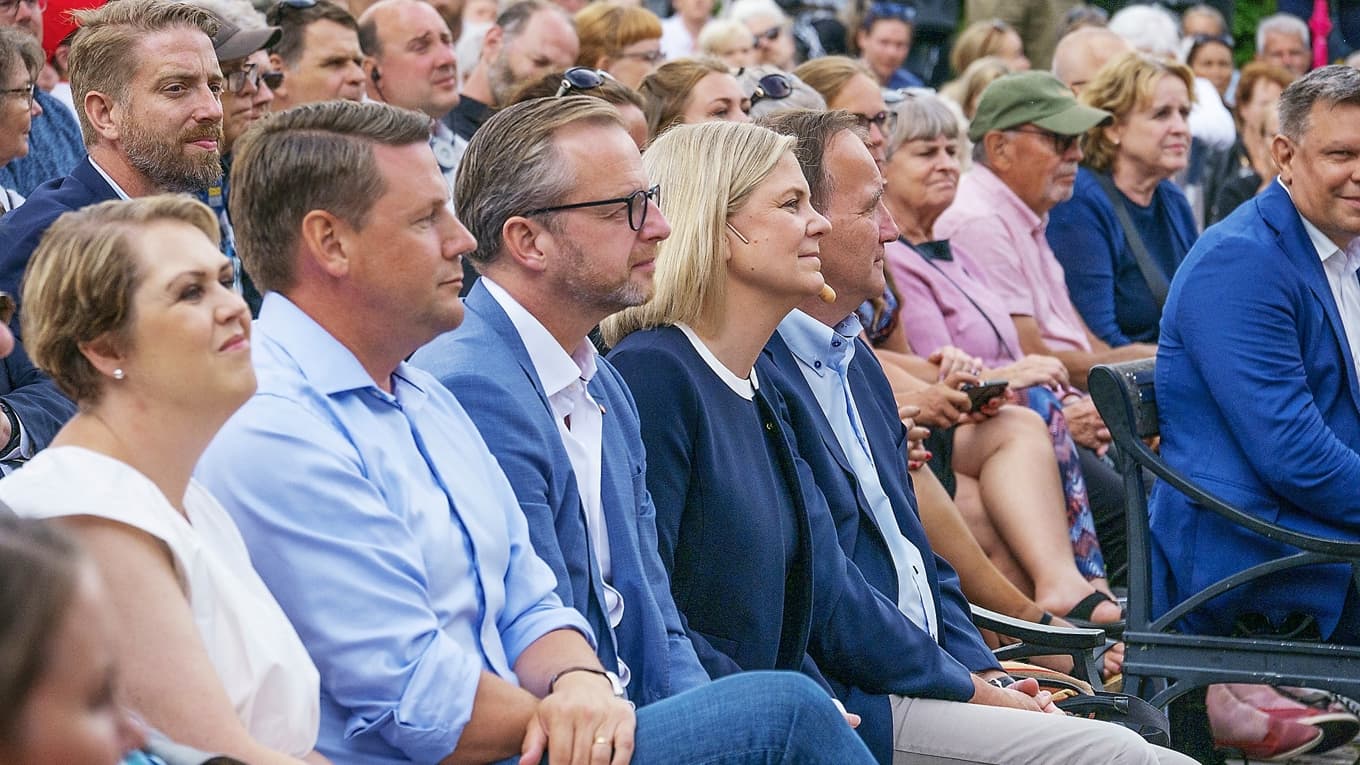 Almedalen 2022. I år kan Socialdemokraterna stå inför sin största prövning på decennier, skriver Lotta Gröning. Foto: Bilbo Lantto