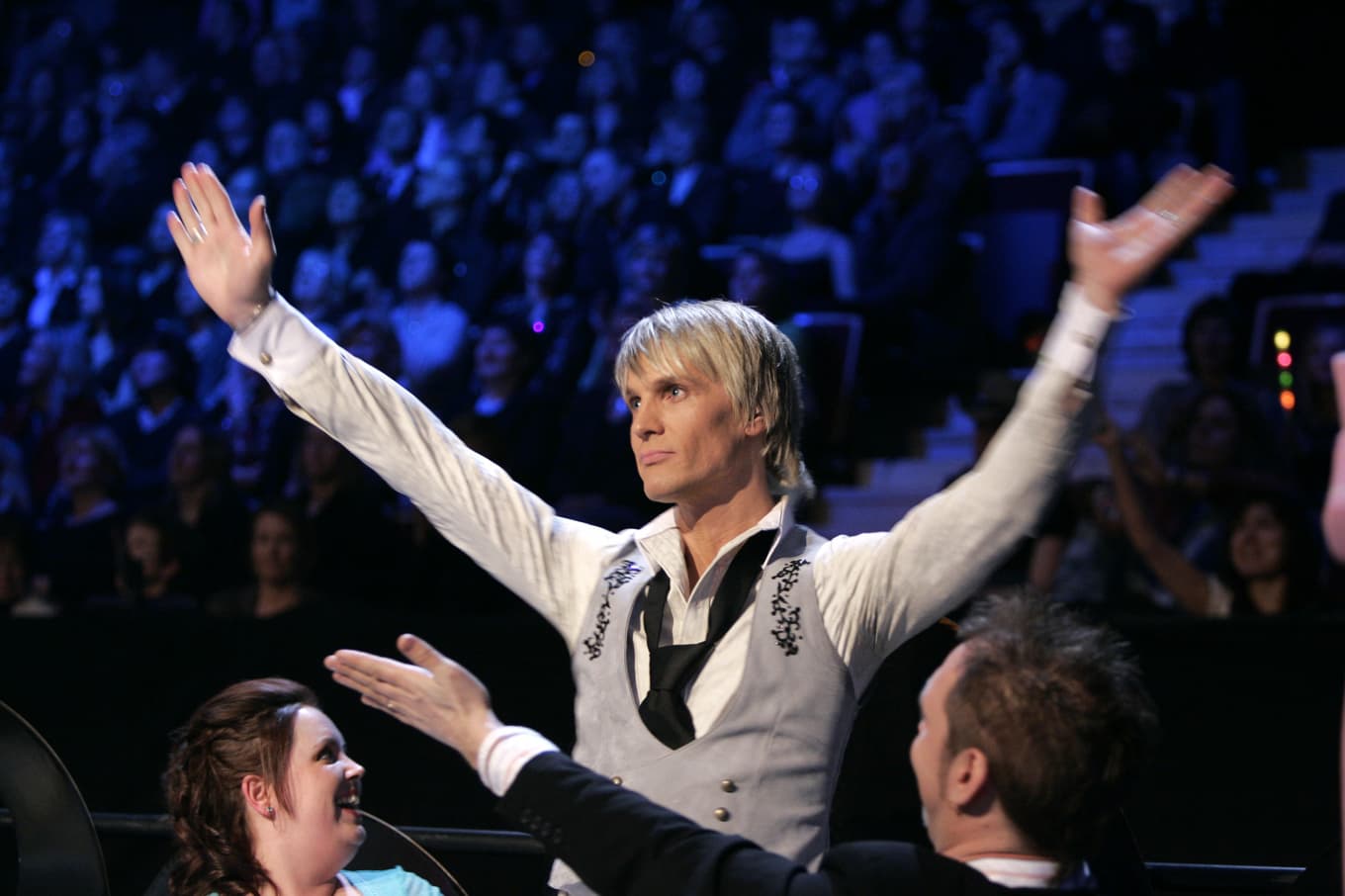 Magnus Bäcklund, som vunnit Melodifestivalen som ena halvan av Fame skulle ha uppträtt i Moskva. Bilden är från 2006. Foto: Anders Wiklund/TT