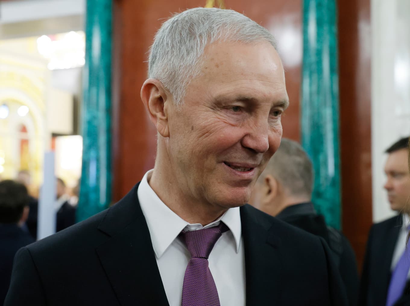 Vladimir Saldo, guvernör för den ryskockuperade ukrainska regionen Cherson. Foto: Maxim Shemetov/AP/TT