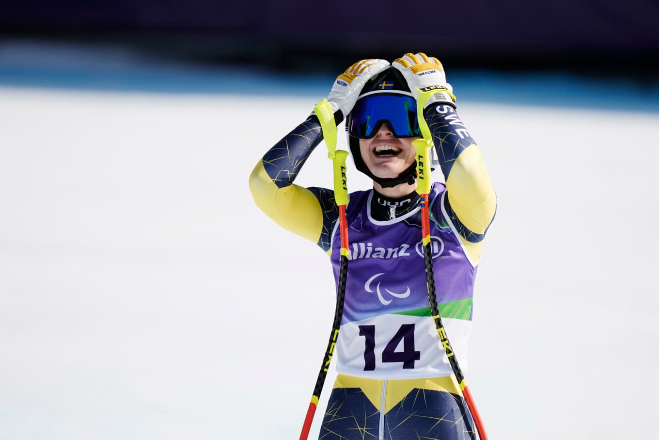 Ebba Årsjö slog till direkt i Paralympics. Foto: Björn Larsson Rosvall/TT
