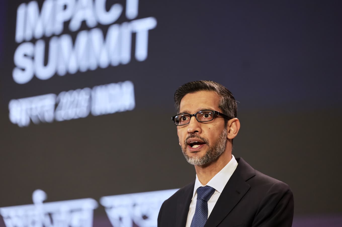 Googles vd Sundar Pichai. Arkivbild. Foto: AP/TT