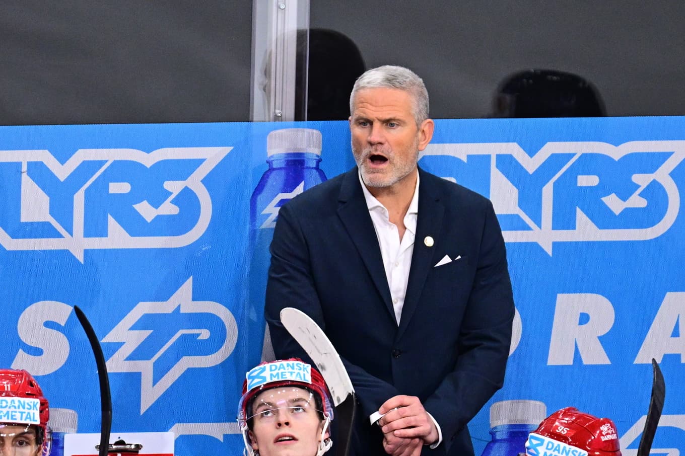 Mikael Gath under ishockey-VM förra året. Arkivbild. Foto: Magnus Lejhall/TT