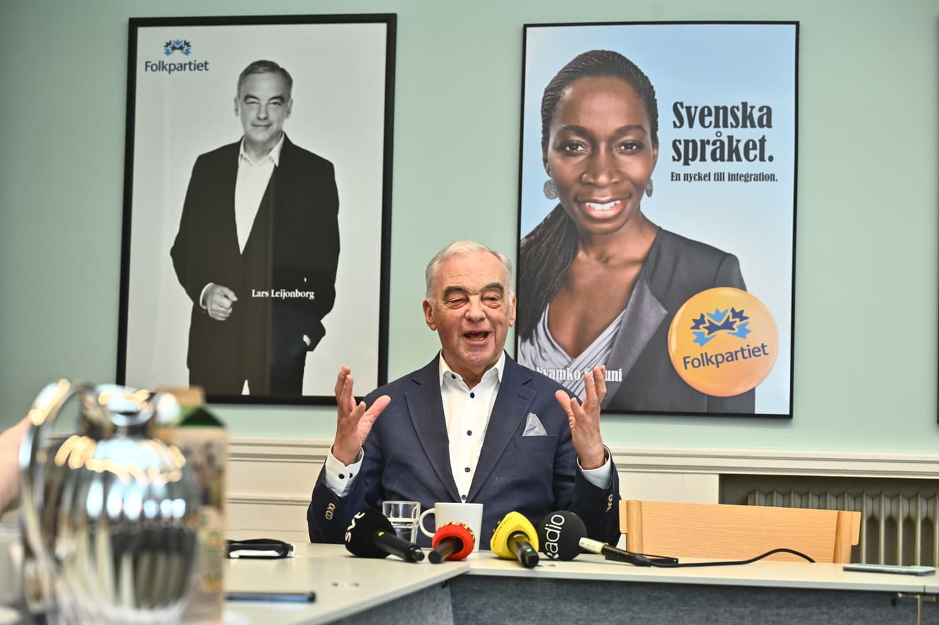 Tidigare partiledaren för Folkpartiet Lars Leijonborg (L) ska kandidera till riksdagen för Liberalerna. Foto: Claudio Bresciani/TT