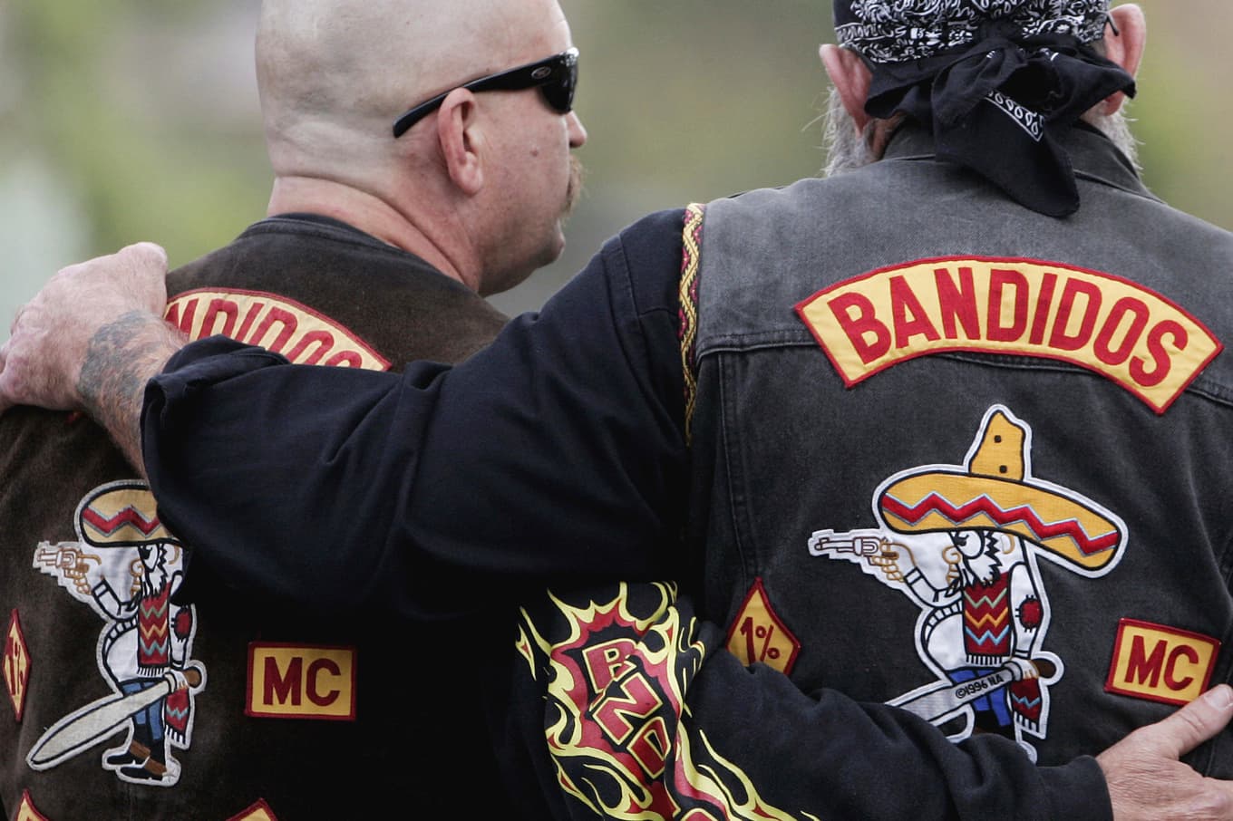 Tio medlemmar i danska Bandidos döms till fängelse för att ha hållit träffar om den förbjudna mc-klubben. Arkivbild. Foto: Roberto Pfeil/AP/TT