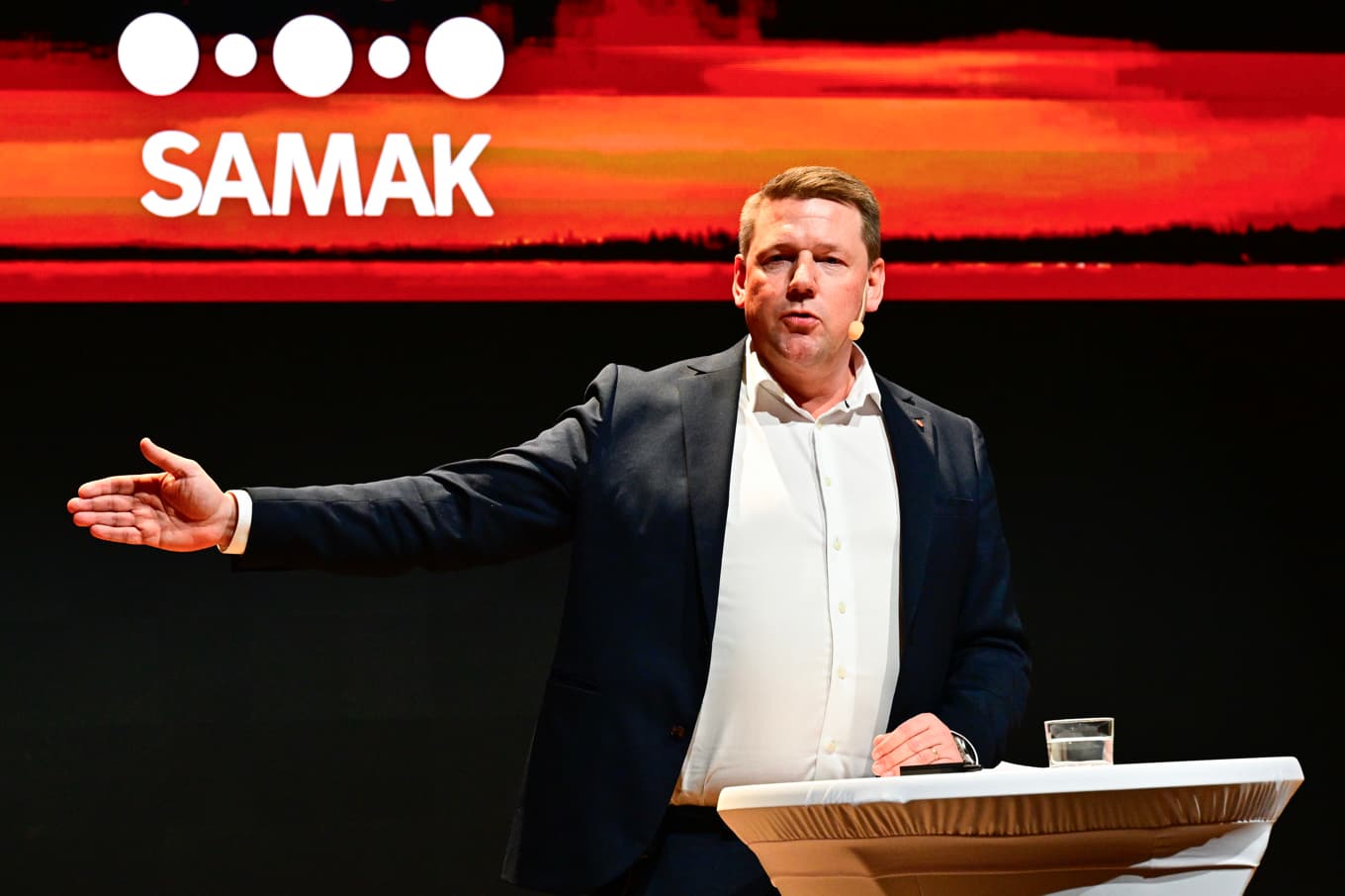 Socialdemokraternas partisekreterare Tobias Baudin. Arkivbild. Foto: Jonas Ekströmer/TT