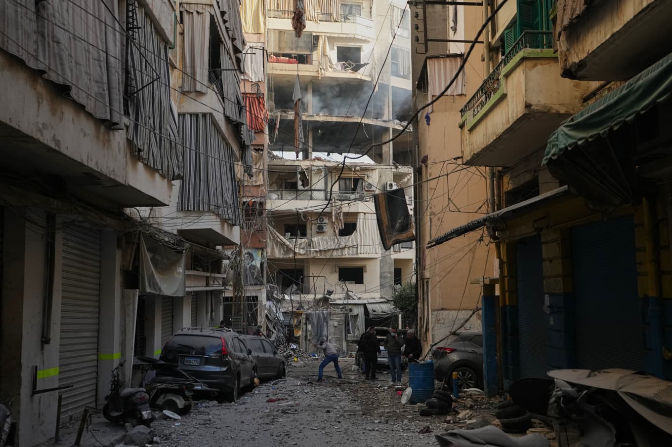 Israel genomför mer eller mindre dagligen flygattacker mot Libanons huvudstad Beirut. Arkivbild. Foto: Hassan Ammar/AP/TT