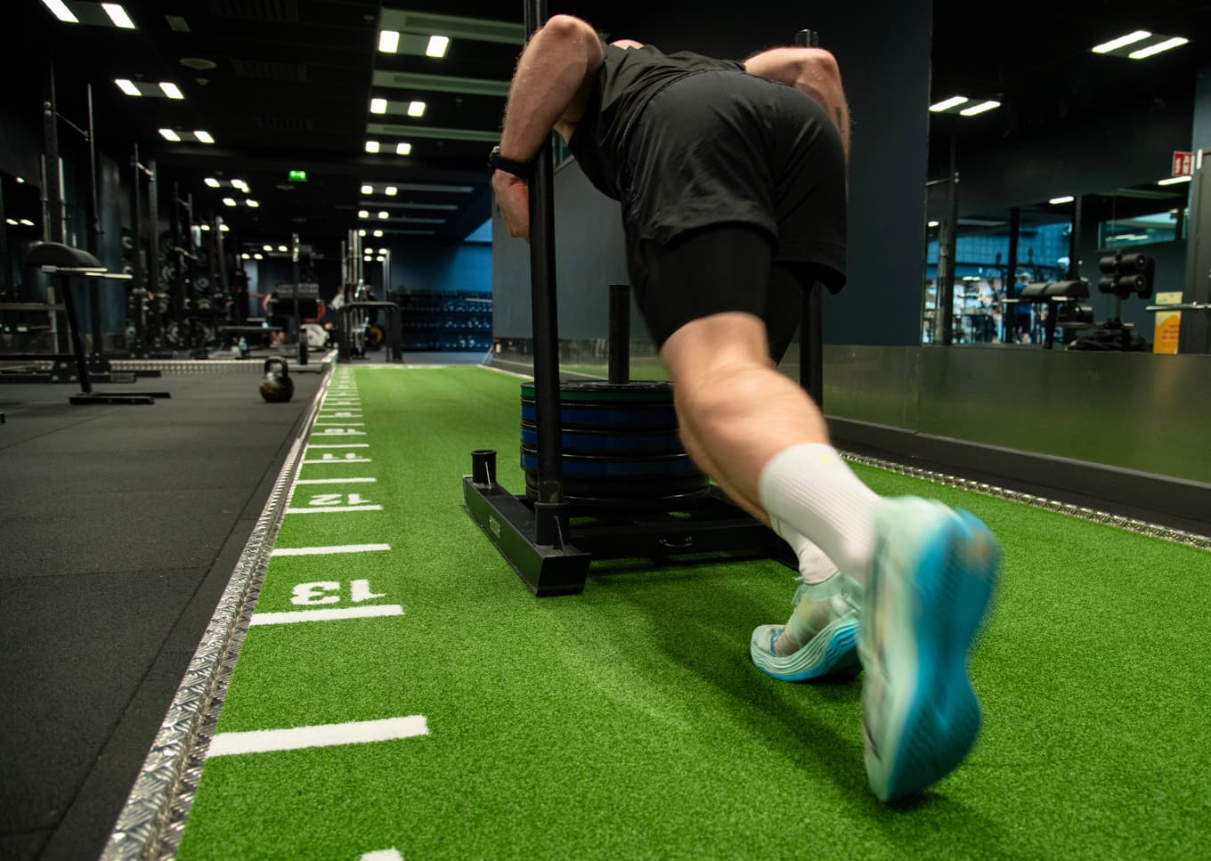 Hyrox-träning hos Sats i Stockholm. Arkivbild. Foto: Susanna Persson Öste/TT