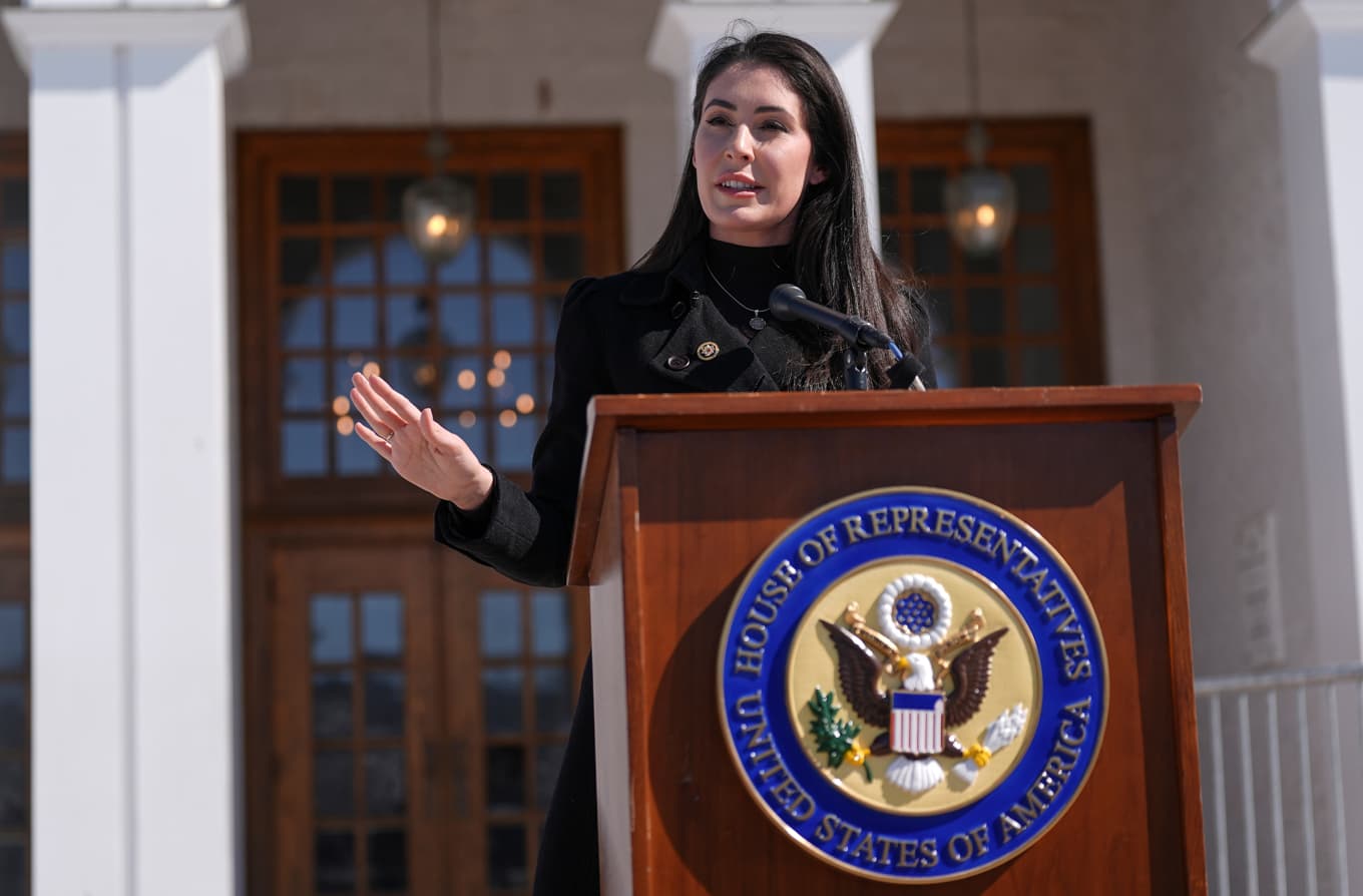 Republikanen Anna Paulina Luna. Arkivbild. Foto: Angelina Katsanis/AP/TT