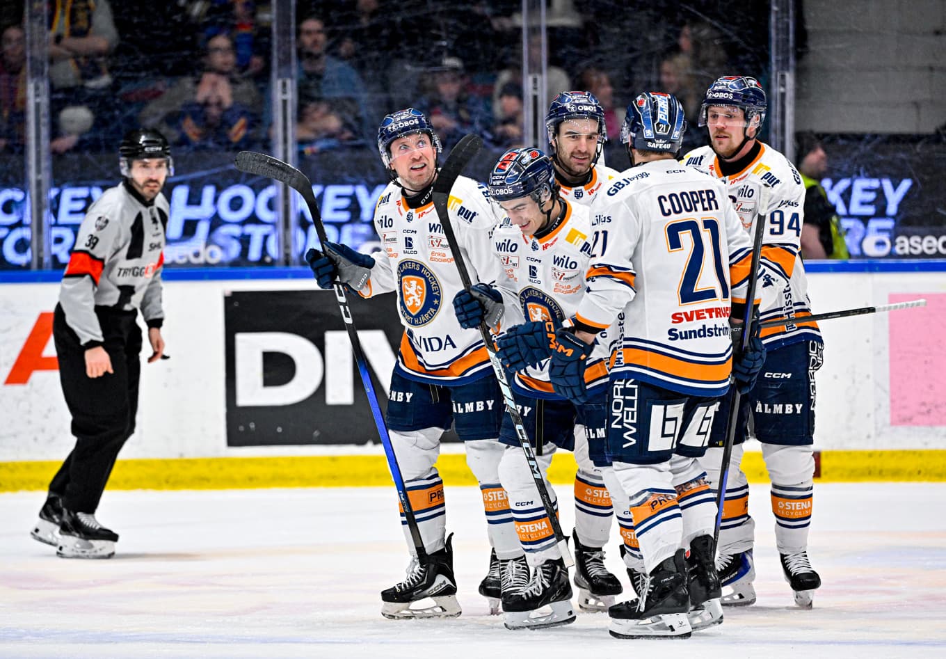 Växjö leder kvartsfinalserien mot Brynäs med 3–1. Foto: Pontus Lundahl/TT
