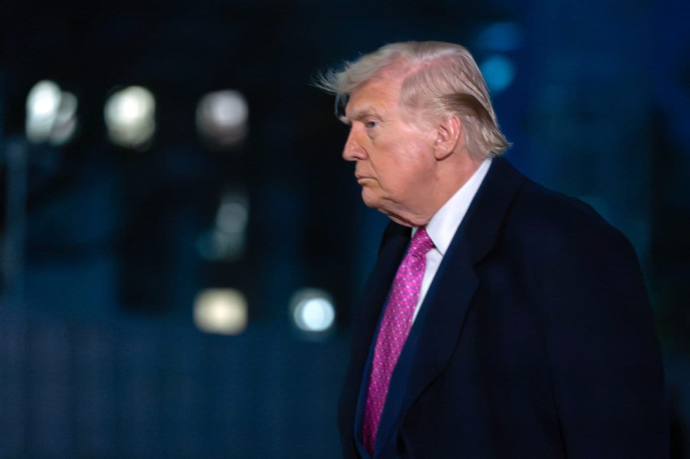 USA:s president Donald Trump, fotograferad utanför Vita huset i söndags. Foto: Jose Luis Magana /AP/TT