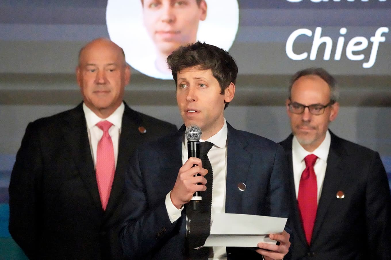 Open AI:s vd Sam Altman. Arkivbild. Foto: Bryan R Smith/AP/TT