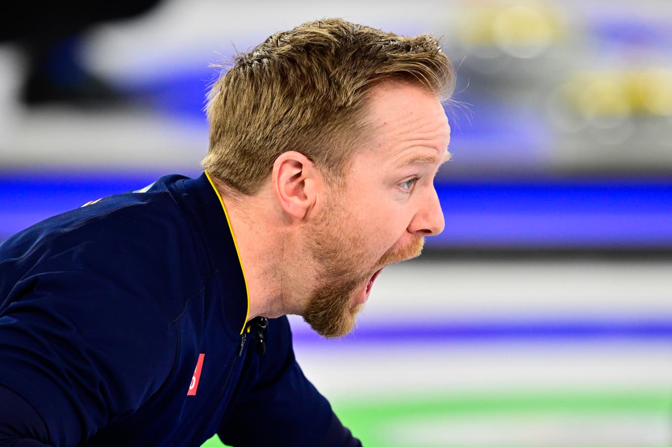 Niklas Edin hade en mindre lyckad dag i USA. Arkivbild. Foto: Jonas Ekströmer/TT