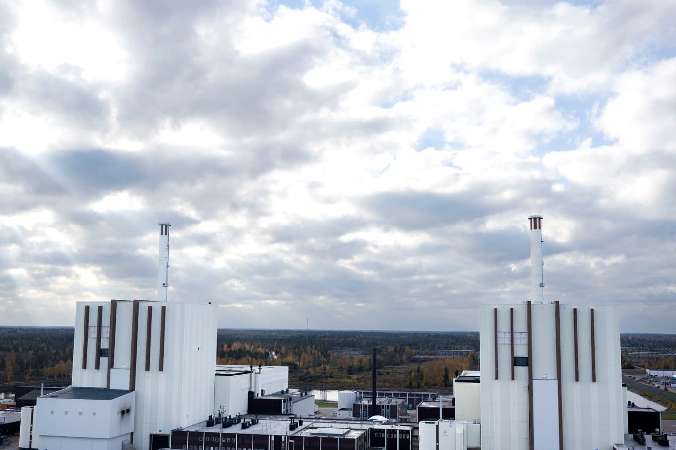 De nya kontors- och utbildningslokalerna kommer att byggas på Forsmarks kärnkraftverks område, nordost om reaktor 1 och 2. Arkivbild. Foto: Pontus Lundahl/TT
